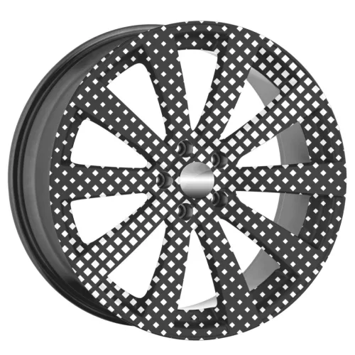 4 darabos kültéri nyomtatott fólia készlet EcoSolventtel, öntapadós, autófelnik díszítésére, átmérő 60 cm, FJT-05 modell