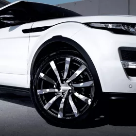   4 db-os kültéri nyomtatott fólia készlet EcoSolventtel, öntapadós, autófelnik díszítésére, átmérő 60 cm, FJT-08 modell