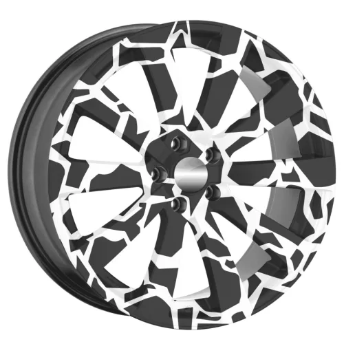 4 db-os kültéri nyomtatott fólia készlet EcoSolventtel, öntapadós, autófelnik díszítésére, átmérő 60 cm, FJT-18 modell