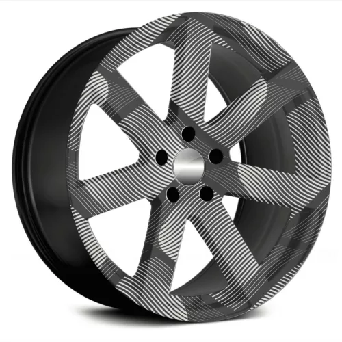 4 db-os kültéri nyomtatott fólia készlet EcoSolventtel, öntapadós, autófelnik díszítésére, átmérő 60 cm, FJT-22 modell