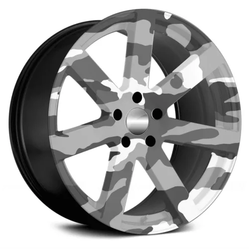 4 db-os kültéri nyomtatott fólia készlet EcoSolventtel, öntapadós, autófelnik díszítésére, átmérő 60 cm, FJT-24 modell