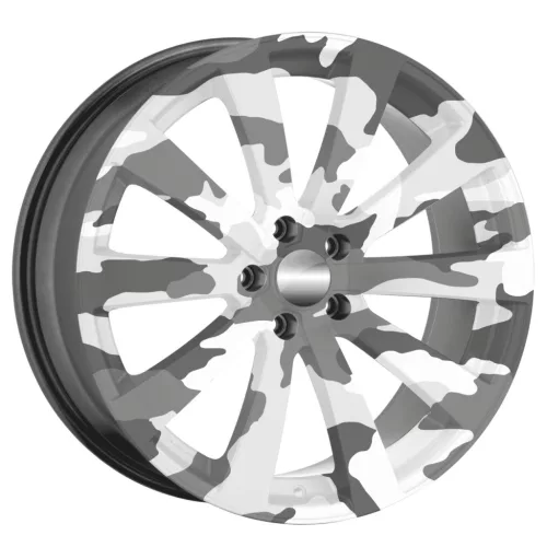 4 db-os kültéri nyomtatott fólia készlet EcoSolventtel, öntapadós, autófelnik díszítésére, átmérő 60 cm, FJT-24 modell