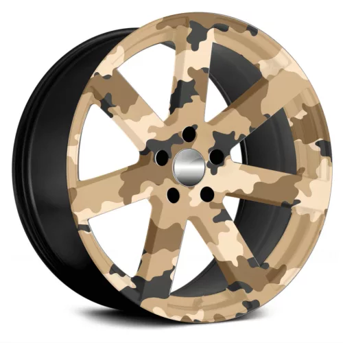 4 db-os kültéri nyomtatott fólia készlet EcoSolventtel, öntapadós, autófelnik díszítésére, átmérő 60 cm, FJT-28 modell