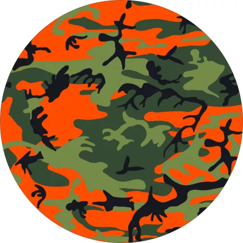 4 db-os kültéri nyomtatott fólia készlet EcoSolventtel, öntapadós, autófelnik díszítésére, átmérő 60 cm, FJT-29 modell