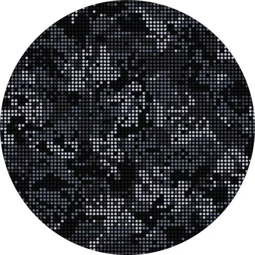 4 db-os kültéri nyomtatott fólia készlet EcoSolventtel, öntapadós, autófelnik díszítésére, átmérő 60 cm, FJT-31 modell