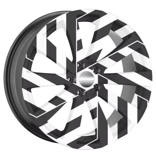 4 db-os kültéri nyomtatott fólia készlet EcoSolventtel, öntapadós, autófelnik díszítésére, átmérő 60 cm, FJT-37 modell