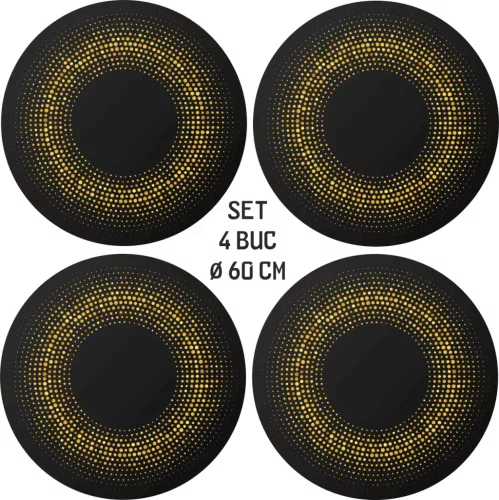 4 db-os kültéri nyomtatott fólia készlet EcoSolventtel, öntapadós, autófelnik díszítésére, átmérő 60 cm, FJT-41 modell