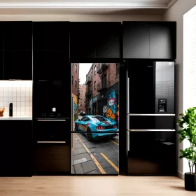   Folie imprimata color pentru decor Frigider, dimensiune 200 x 90cm, model: AVX-FR02