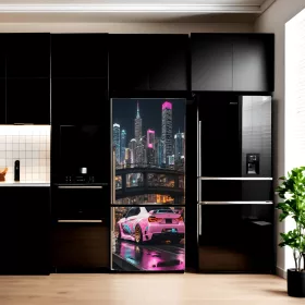   Folie imprimata color pentru decor Frigider, dimensiune 200 x 90cm, model: AVX-FR05