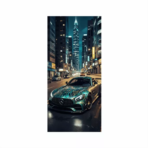 Folie imprimata color pentru decor Frigider, dimensiune 200 x 90cm, model: AVX-FR09