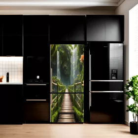   Folie imprimata color pentru decor Frigider, dimensiune 200 x 90cm, model: AVX-FR24