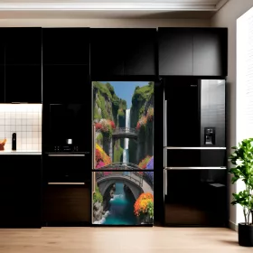   Folie imprimata color pentru decor Frigider, dimensiune 200 x 90cm, model: AVX-FR26