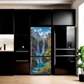   Folie imprimata color pentru decor Frigider, dimensiune 200 x 90cm, model: AVX-FR27