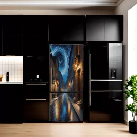   Folie imprimata color pentru decor Frigider, dimensiune 200 x 90cm, model: AVX-FR30