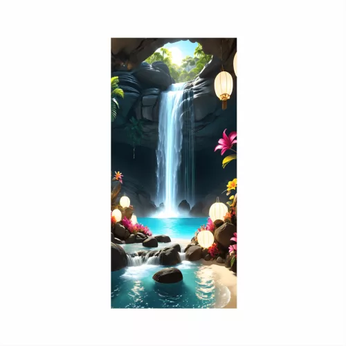 Folie imprimata color pentru decor Frigider, dimensiune 200 x 90cm, model: AVX-FR31