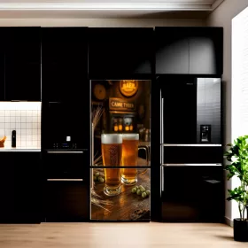   Folie imprimata color pentru decor Frigider, dimensiune 200 x 90cm, model: AVX-FR34