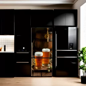   Folie imprimata color pentru decor Frigider, dimensiune 200 x 90cm, model: AVX-FR35