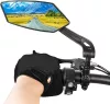 Set 2 Oglinzi retrovizoare pentru bicicleta, reglabile 360 grade, culoare Neagra