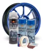 Komplettes Felgenreparatur- und Lackierset in Metallic-Blau, V2