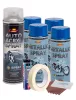 Komplettes Felgenreparatur- und Lackierset in Metallic-Blau, V4