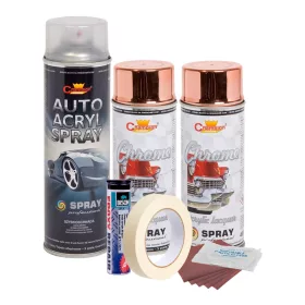   Komplettes Felgenreparatur- und Lackierset in Metallic-Kupferfarbe, V2