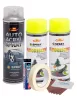 Komplettes Felgenreparatur- und Lackierset, fluoreszierendes Gelb, V2