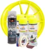 Komplettes Felgenreparatur- und Lackierset, fluoreszierendes Gelb, V4