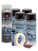 Komplettes Felgenreparatur- und Lackierset in Metallic-Schwarz, V4