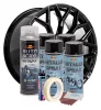 Komplettes Felgenreparatur- und Lackierset in Metallic-Schwarz, V4