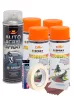Komplettes Felgenreparatur- und Lackierset, fluoreszierendes Orange, V4