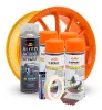 Komplettes Felgenreparatur- und Lackierset, fluoreszierendes Orange, V4