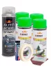 Komplettes Felgenreparatur- und Lackierset, fluoreszierendes Grün, V4