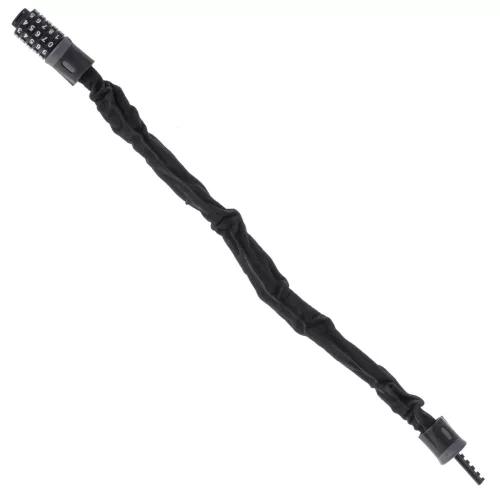 Antifurt bicicleta, Dispozitiv de blocare biciclete, Cifru cu 5 digits, lungime 90cm, culoare Neagra