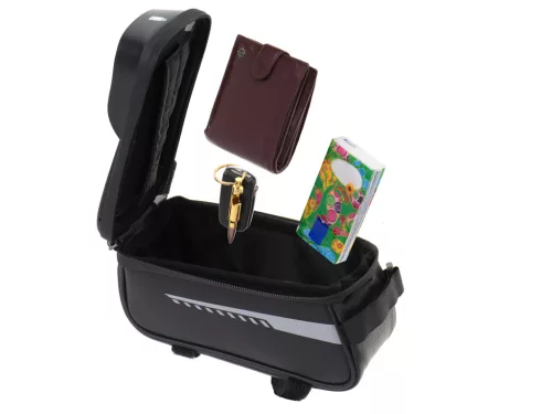Suport Telefon IMPERMEABIL tip Geanta, montaj pe Motocicleta sau Bicicleta