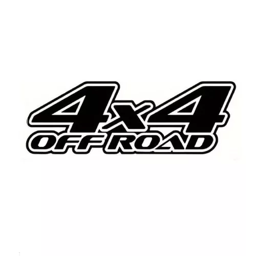 Sticker autoadeziv pentru vehicule Off Road, model "4x4 Off Road", dimensiune 29 x 11 cm, culoare Neagra