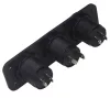 Vodotesná pomocná zásuvka pre terénne vozidlá, štvorkolky, SSV, napätie 12 V, 2 x USB a voltmeter