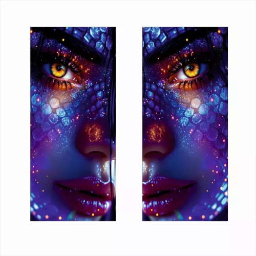 2 darabos ajtóoszlopokra való dekormatrica szett, nagy felbontású öntapadós nyomtatás, méretek 2 db x 50 x 22 cm, kód: AVX-SSU-03