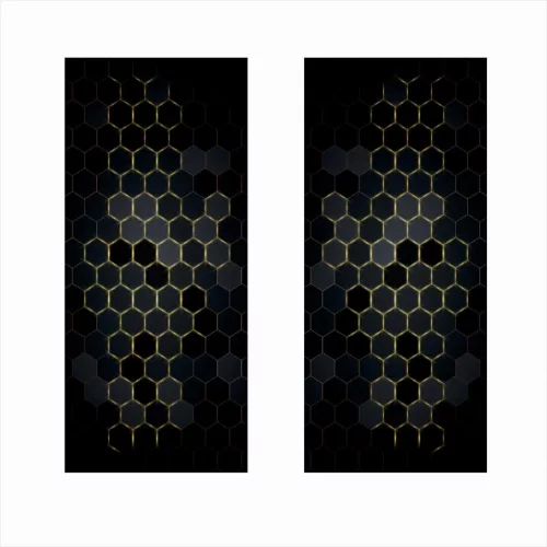 2 darabos ajtóoszlopokra való dekormatrica szett, nagy felbontású öntapadós nyomtatás, méretek 2 db x 50 x 22 cm, kód: AVX-SSU-04