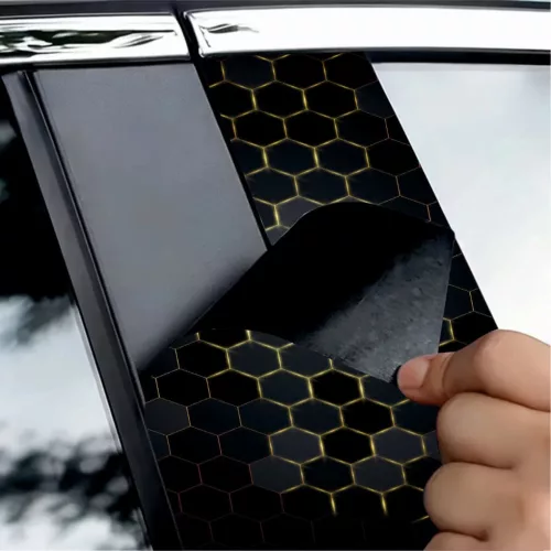 2 darabos ajtóoszlopokra való dekormatrica szett, nagy felbontású öntapadós nyomtatás, méretek 2 db x 50 x 22 cm, kód: AVX-SSU-04