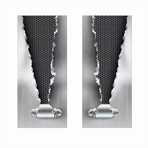 2 darabos ajtóoszlopokra való dekormatrica szett, nagy felbontású öntapadós nyomtatás, méretek 2 db x 50 x 22 cm, kód: AVX-SSU-06