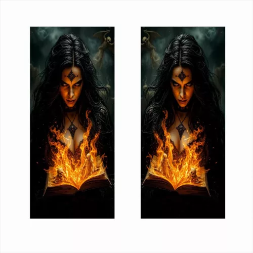 2 darabos ajtóoszlopokra való dekormatrica szett, nagy felbontású öntapadós nyomtatás, méretek 2 db x 50 x 22 cm, kód: AVX-SSU-12