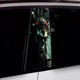   2 darabos ajtóoszlopokra való dekormatrica szett, nagy felbontású öntapadós nyomtatás, méretek 2 db x 50 x 22 cm, kód: AVX-SSU-13