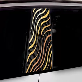   2 darabos ajtóoszlopokra való dekormatrica szett, nagy felbontású öntapadós nyomtatás, méretek 2 db x 50 x 22 cm, kód: AVX-SSU-14