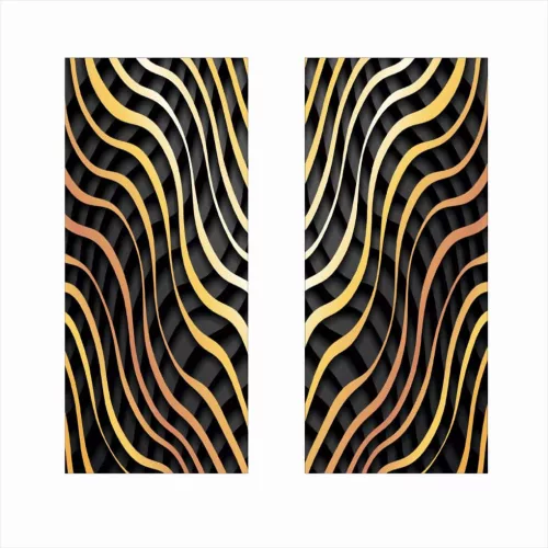 2 darabos ajtóoszlopokra való dekormatrica szett, nagy felbontású öntapadós nyomtatás, méretek 2 db x 50 x 22 cm, kód: AVX-SSU-14