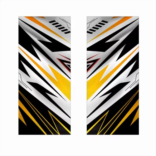 2 darabos ajtóoszlopokra való dekormatrica szett, nagy felbontású öntapadós nyomtatás, méretek 2 db x 50 x 22 cm, kód: AVX-SSU-24