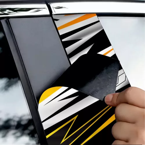 2 darabos ajtóoszlopokra való dekormatrica szett, nagy felbontású öntapadós nyomtatás, méretek 2 db x 50 x 22 cm, kód: AVX-SSU-24