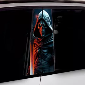   2 darabos ajtóoszlopokra való dekormatrica szett, nagy felbontású öntapadós nyomtatás, méretek 2 db x 50 x 22 cm, kód: AVX-SSU-25