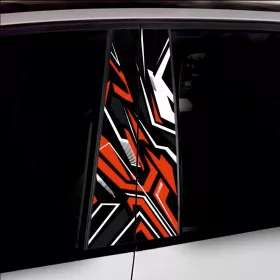   2 darabos ajtóoszlopokra való dekormatrica szett, nagy felbontású öntapadós nyomtatás, méretek 2 db x 50 x 22 cm, kód: AVX-SSU-28