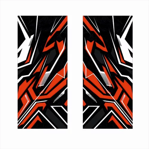 2 darabos ajtóoszlopokra való dekormatrica szett, nagy felbontású öntapadós nyomtatás, méretek 2 db x 50 x 22 cm, kód: AVX-SSU-28