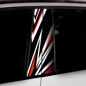   2 darabos ajtóoszlopokra való dekormatrica szett, nagy felbontású öntapadós nyomtatás, méretek 2 db x 50 x 22 cm, kód: AVX-SSU-29